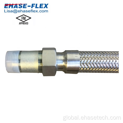 Stainless Steel Flexible Fire Sprinkler Hose FM Approved Fire Sprinkler Hose Fighting Braided Mesh Supplier